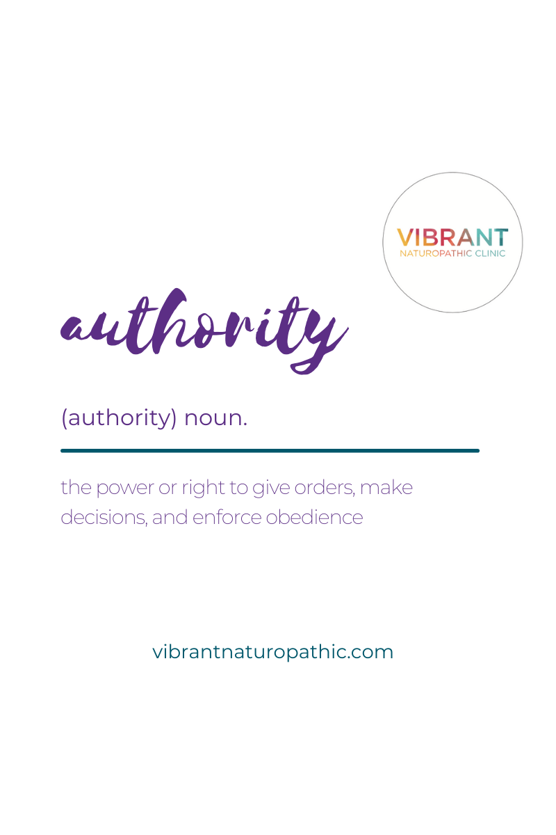 Alt= graphic about the word authority which means the power or right to give orders, make decisions, and enforce obedience